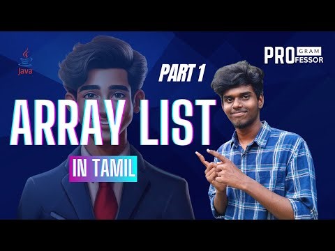 #62 Array List Part 1 in Java in Tamil
