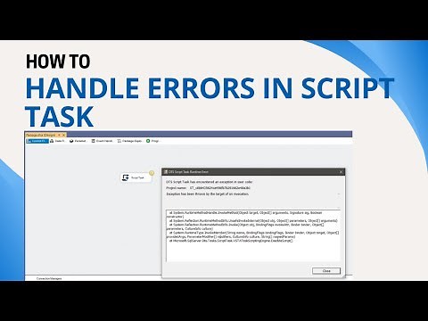 144 How to handle errors in script task in ssis