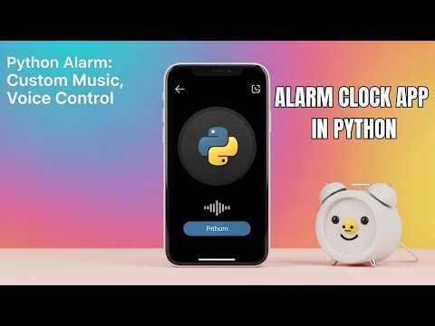 Alarm Clock App in Python | Beginner Project Tutorial