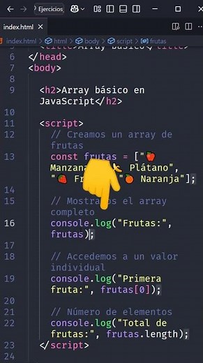 Aprendiendo Arrays en un minuto