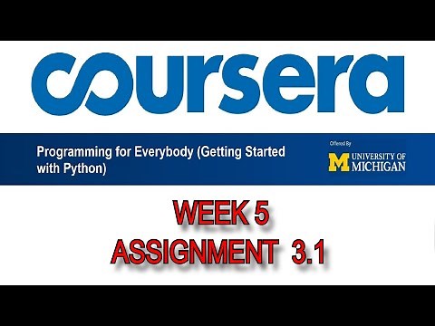 Coursera Python for Everybody EP-8 | Assignment 3.1 Solution (Week 5) | Shoeb Solves
