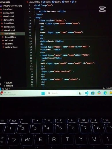 HTML and CSS in python #coding #html