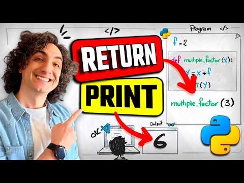 Python Return Vs Print() (Visual Explanation) | #Python Course 44