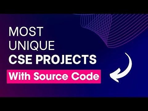 Trending Projects in Computer Science 🔥👨‍💻 Unique CSE Projects with Source Code