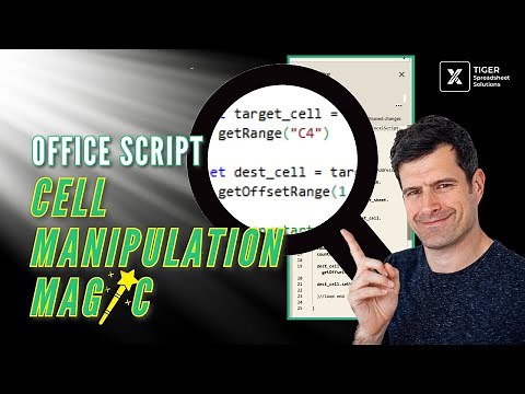 Excel Office Script for Beginners - Part 2 of 3: Manipulate Cells With Office Script