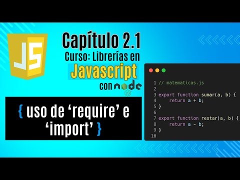 [Cap 2.1] Uso Require e import en Node.js | Solución a "Cannot use import statement outside module"