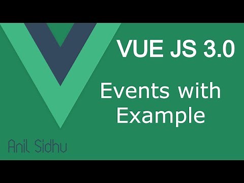 Vue JS 3 tutorial #9 Event with example, click event