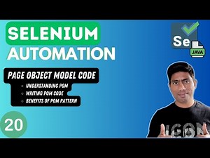 #20 - Understanding and working with Page Object Model in Selenium with Java -2024 series