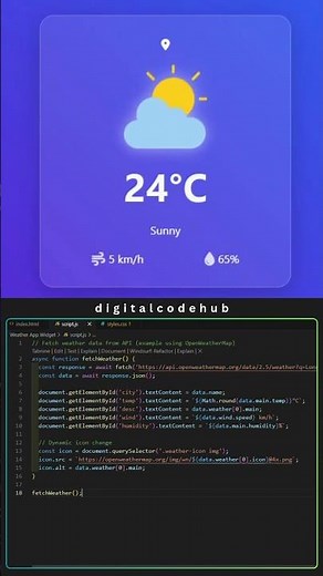 Build a Weather App in 60 Seconds! 🌦️