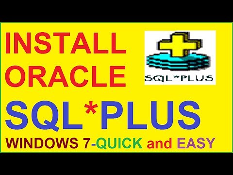 Oracle SQL Tutorial | How to Install Oracle 10g database (SQL* PLUS) in windows 7-Step by Step