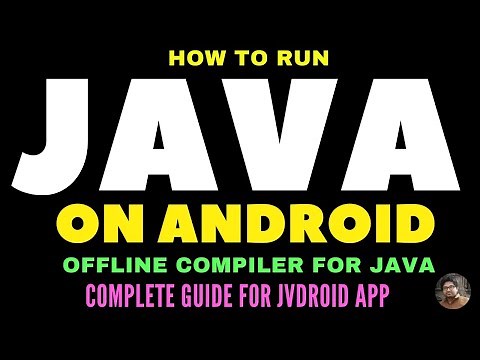How to run Java Code on Android | Jvdroid - IDE for Java | Offline Java Compiler for Android