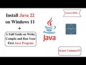 Install JDK 22 on Windows 11 & Run Java Code Using Notepad++ | Quick Guide in 3 Minutes