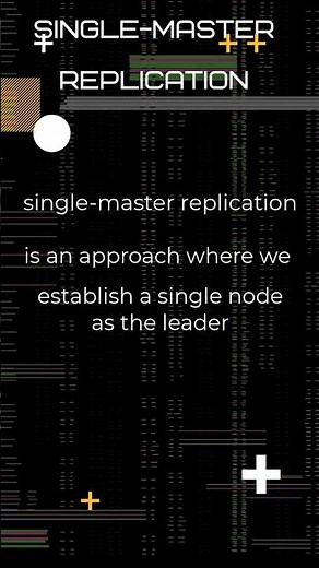 Single-Master Replication - Distributed Systems #shorts