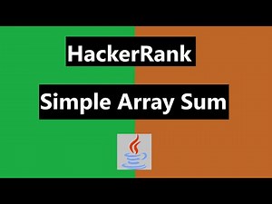 simple array sum hackerrank Solution - java 8| Hackerrank Java | realNameHidden