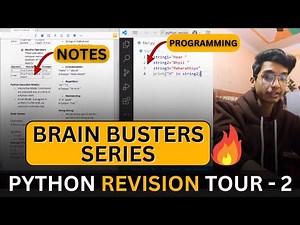 Python Revision Tour 2 🔥: Class 12 Computer Science CBSE 2024-25 | Nitin Paliwal #brainbusterseries