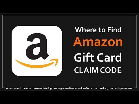 Where to Find Amazon Gift Card Claim Code