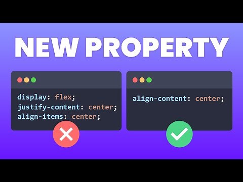 BIG NEWS "How to Center a Div" finally answered (new css property)
