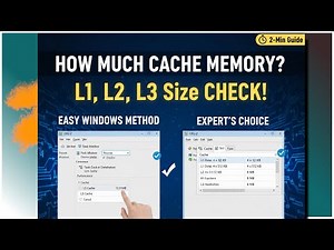 How To Check Cache Memory In Windows 10,11