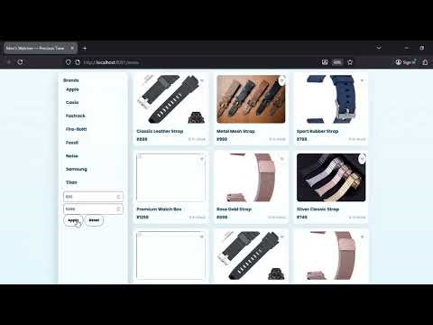 Create A Responsive Watch Website in HTML CSS & JavaScript | Using Spring Boot | Step by Step .....