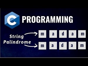 String Palindrome in C Programming (Hindi)