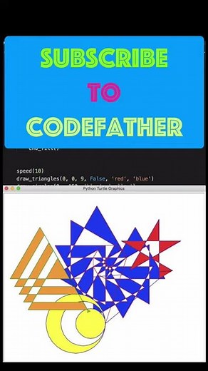 Draw Abstract Art with Python Turtle