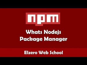 [ Arabic ] How To Use [ NPM ] NodeJs Package Manager