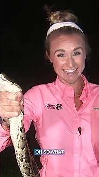 WFLA's Amanda Holly Speaks on Hunting, Capturing Burmese Python Near FL Everglades