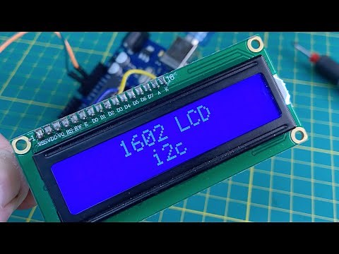 How to use a 1602 i2c Serial LCD Display with Arduino