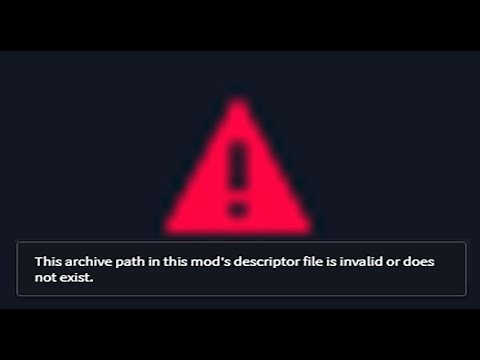 True Fix To "This Mod's Descriptor File Does Not Exist"