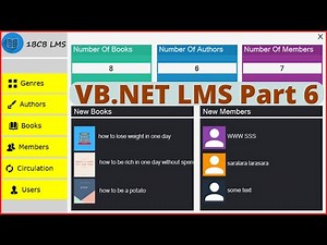 VB.Net Project Tutorial - Create a Library Management System Using VB.Net And MySQL - [ Part 6 ]