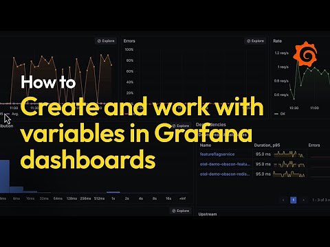 How to Create and Work with Variables | Grafana