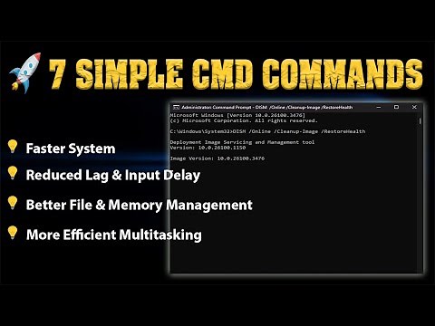 Speed Up Your PC Instantly with 7 Simple CMD Commands!