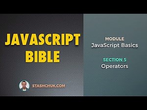 JAVASCRIPT BASICS - Operators