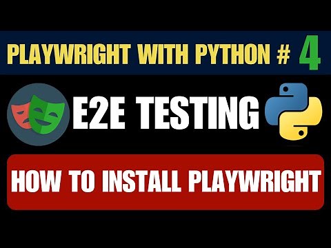 Playwright with Python #4 | Install Playwright & Run First Test