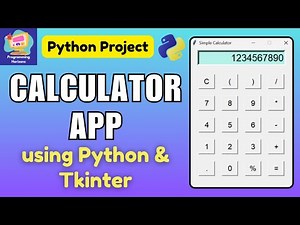 Calculator App using Python Tkinter | GUI Python Project for Beginners