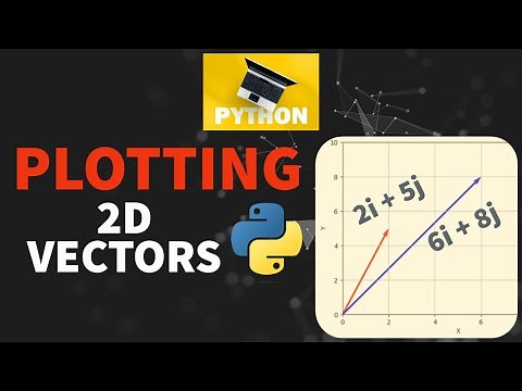 How to Plot "2D Vectors" in Python | Multiple 2D Vectors | Matplotlib | Python Programming