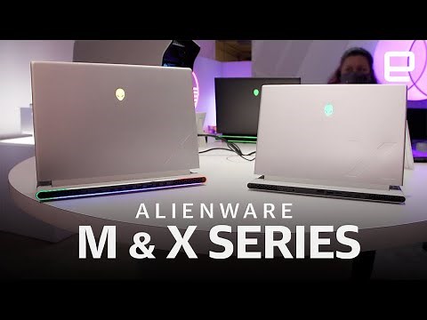 Dell Alienware M series (m18 & m16) and X series (x16 & x14) first look at CES 2023