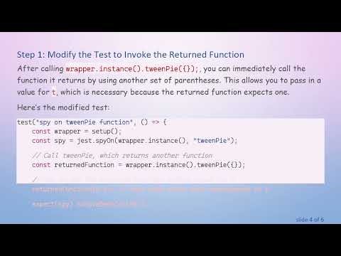 How to Test a Function That Returns an Anonymous Function in Jest