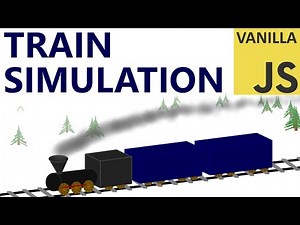 JavaScript Creative Coding Project (Train Simulation v2)