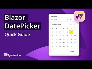 Blazor DatePicker: The Ultimate Feature Walkthrough