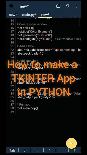 How to Make a Simple GUI with Tkinter in Python 🎨💻 #python #shorts