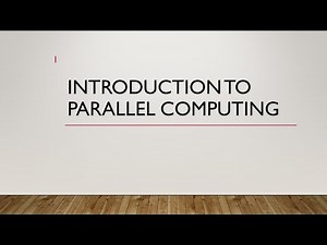 02: Distributed and Parallel Computing: Introduction