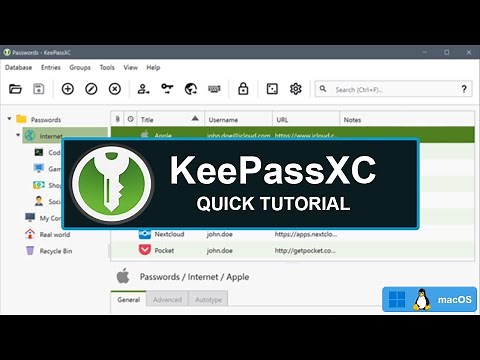 KeePassXC Tutorial - How To Use KeePassXC