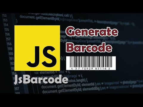 Javascript Tutorial: How to Generate Barcode in the Browser