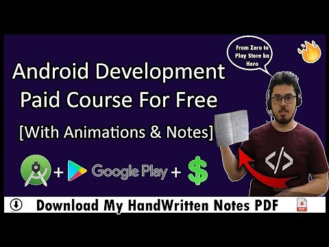 Android Development Tutorial For Beginners In Hindi (With Notes) 🔥