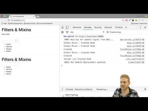 13 Improving your App with Filters and Mixins - 176 Creating a Global Mixin (Special Case)