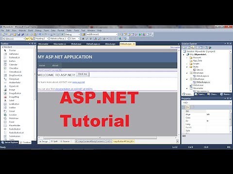 ASP.NET Tutorial 1- Introduction and Creating Your First ASP.NET Web Site