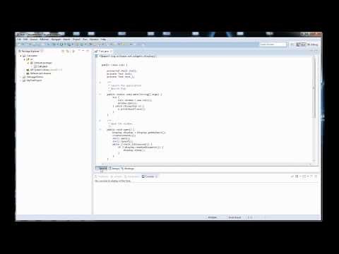 Java #E3: Creating a GUI with Eclipse