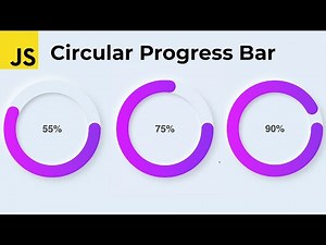 📇How To Make Circular Progress Bar | HTML CSS JavaScript