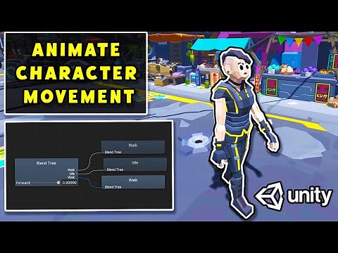 How To Animate 3D Character Movement In Unity